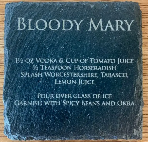 Bloody Mary Slate Coaster