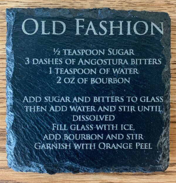 Old Fashion Slate Coaster