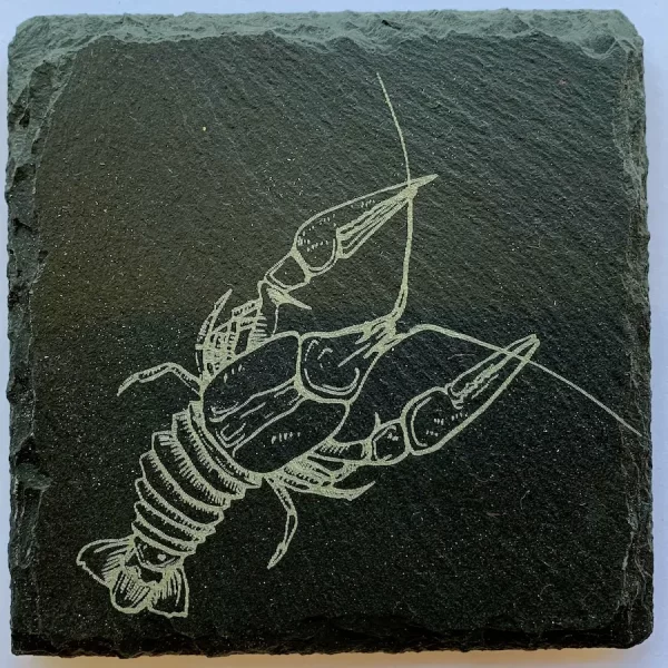 Crawfish Slate Coaster